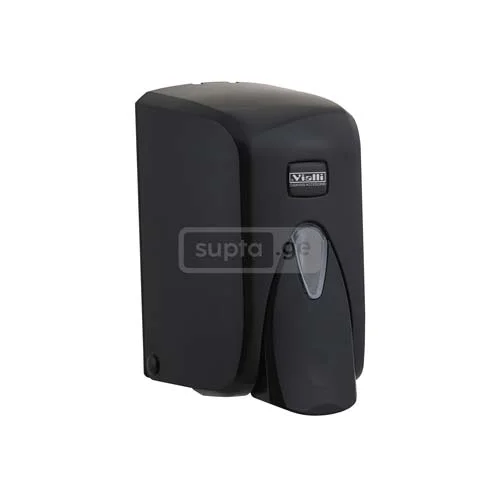 VIALI Soap and disinfectant black dispenser 500ml